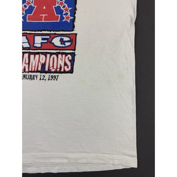 Rare Vintage Starter 90s 1997 NFL New England Patriots Football XL AFC Champions - Picture 8 of 15